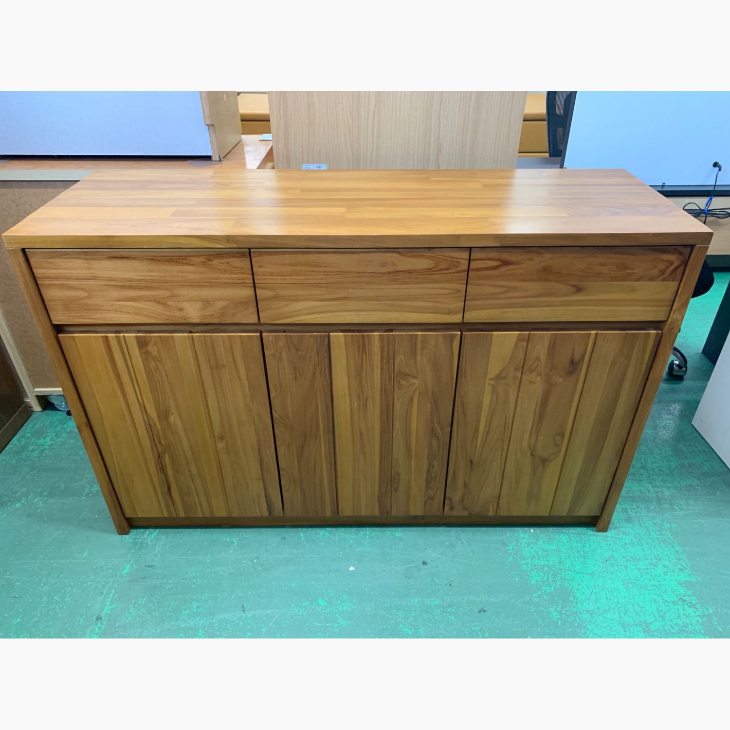 廃盤希少 unico ウニコ BREATH チーク材 キャビネット サイドボード