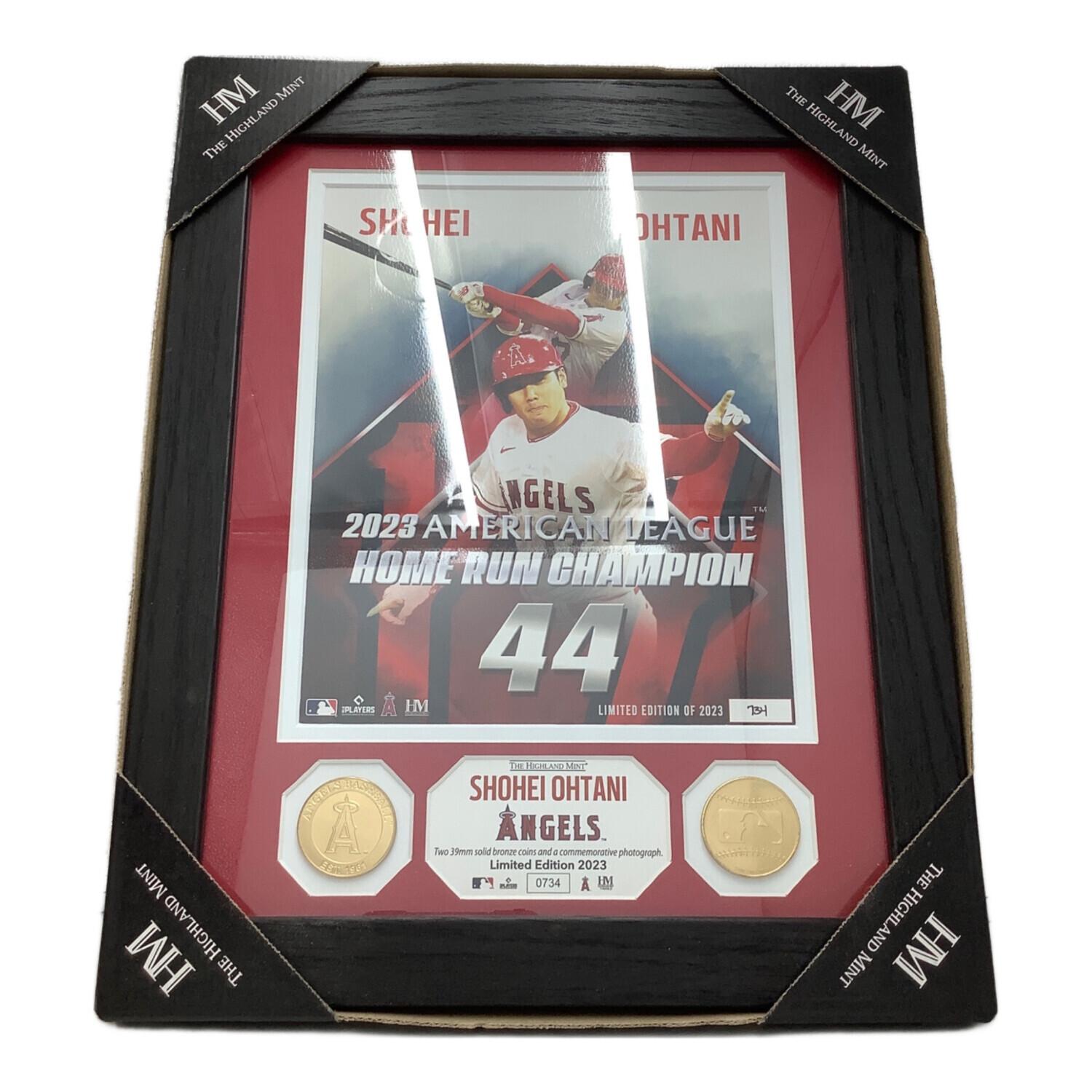 大谷翔平 2023 HR王獲得記念 ダブルコイン フォトミント エンゼルス