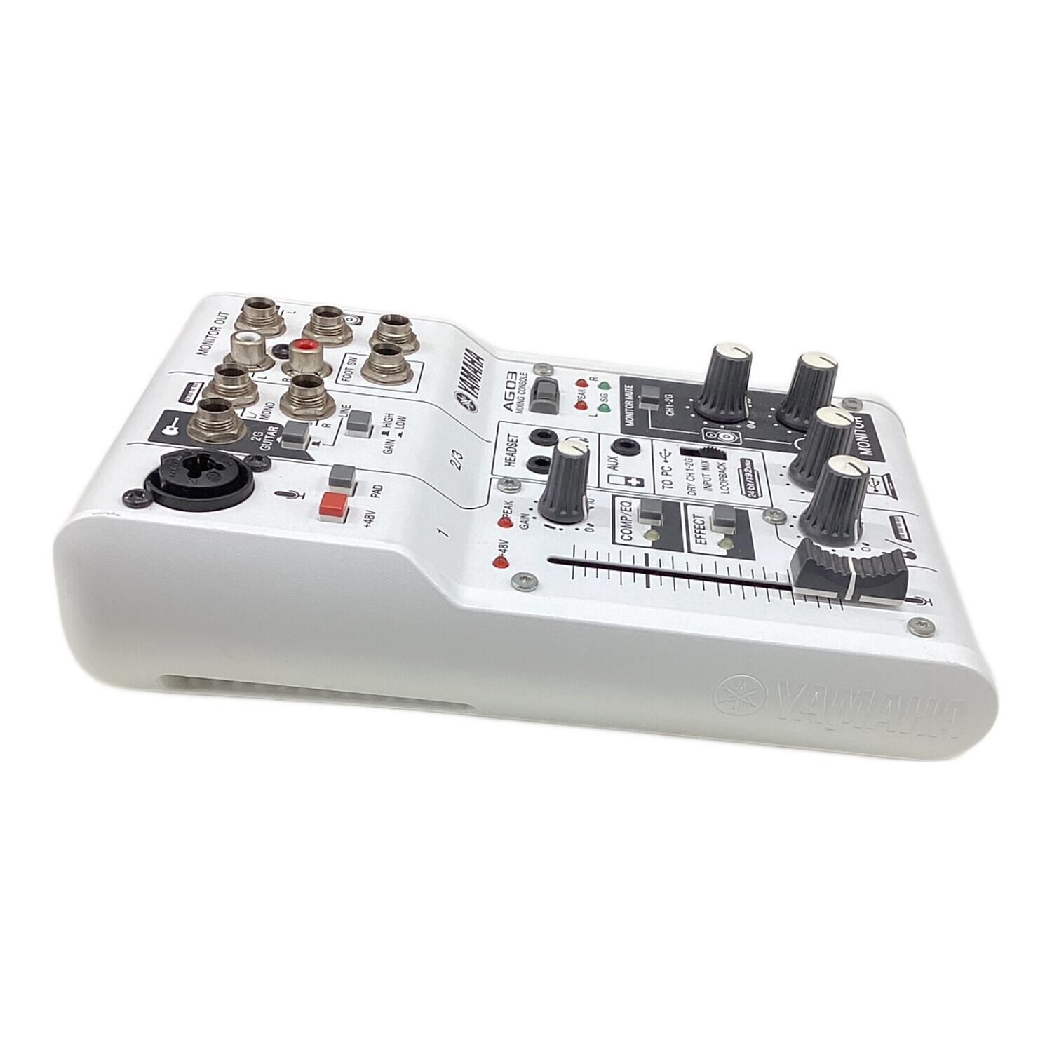 中古】Yamaha AG03 オーディオインターフェース 中古】YAMAHA AG-03 Mk
