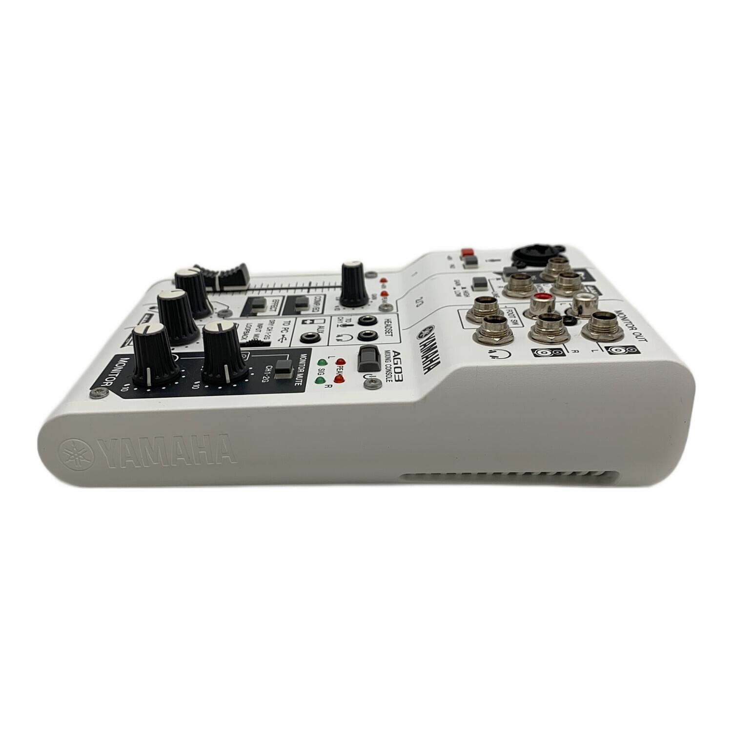 YAMAHA (ヤマハ) AG03 オーディオインターフェイス ライブ