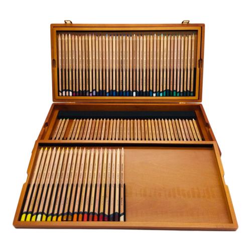 DERWENT (ダーウェント) 油性色鉛筆 ライトファスト ウッドボックス