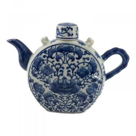 中国 染付 蓋壷 時代物 DT170 【公式通販】