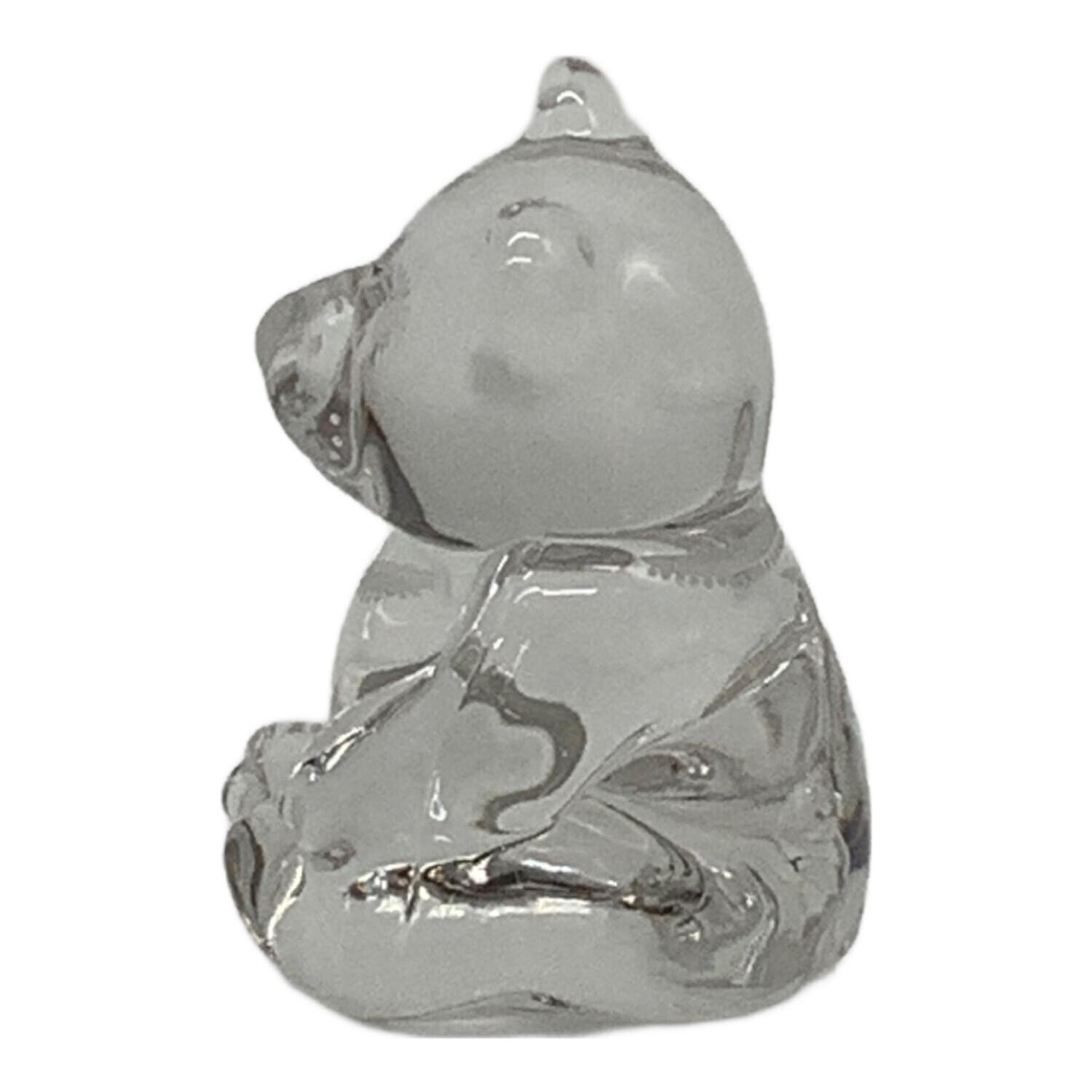 箱付き MEISSEN マイセン クリスタル 置物 クマ ベアー no.103