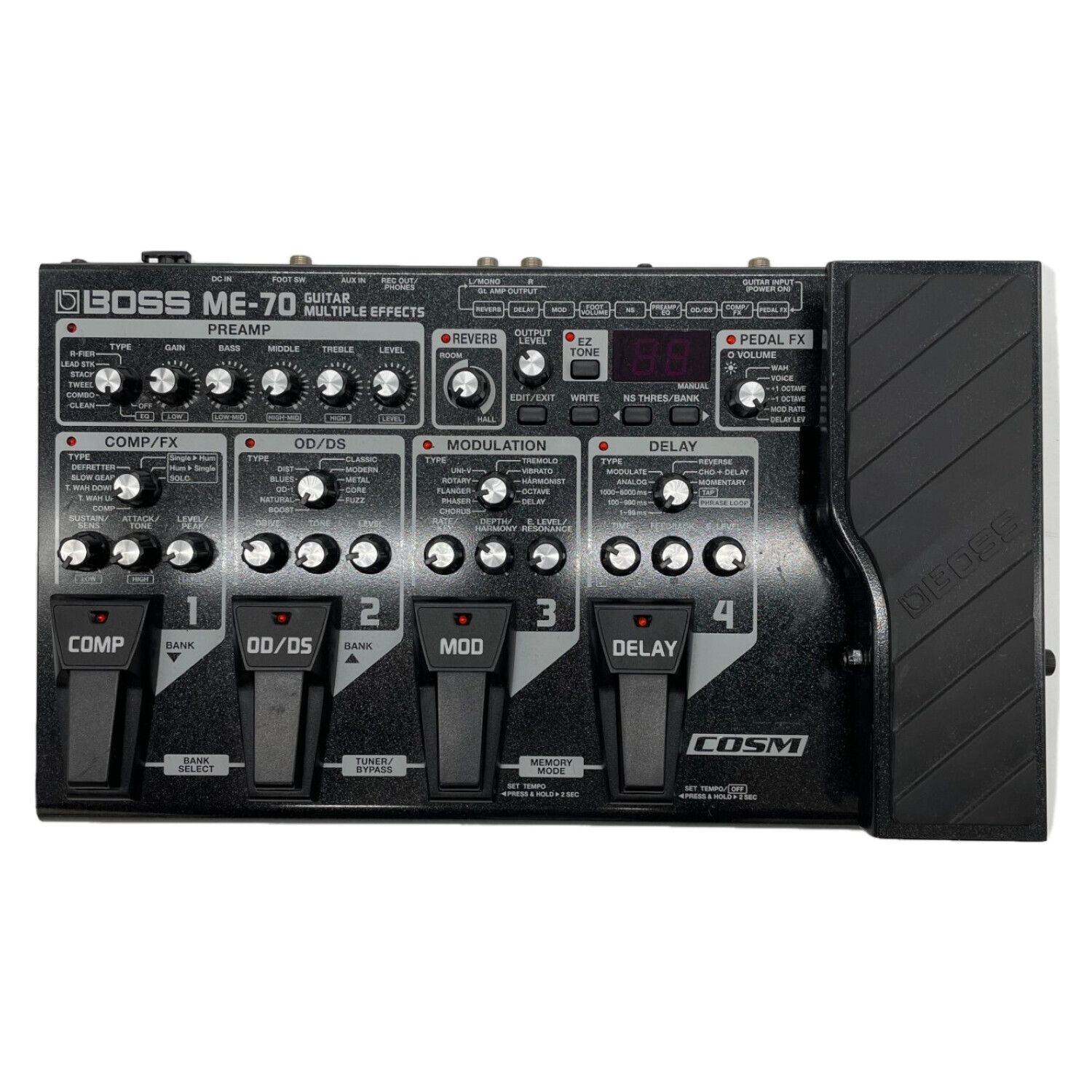 BOSS SE-70 マルチエフェクター 値下げ！BOSS SE-70 エフェクト