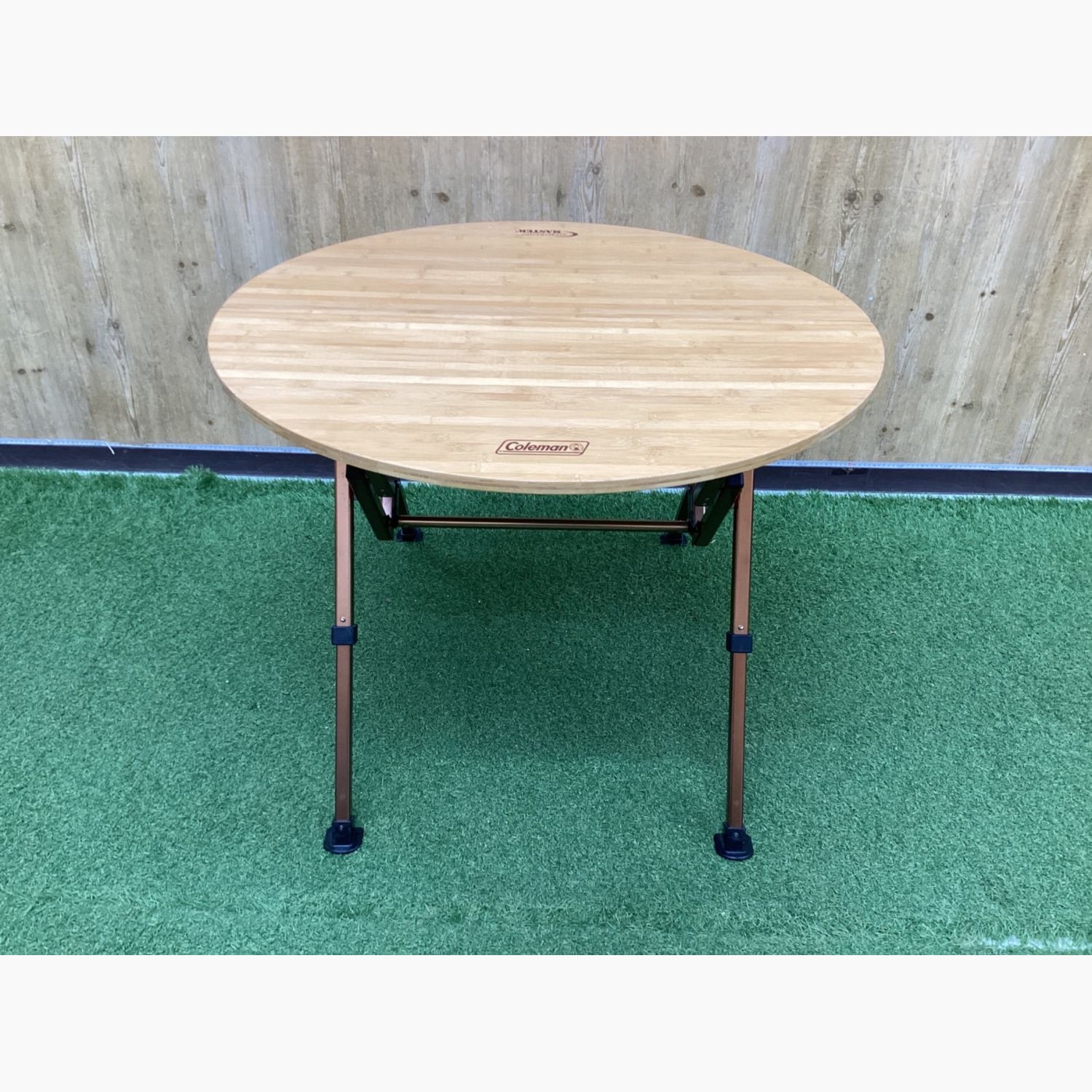 コールマン コンフォートマスター バンブーオーバルテーブル／85