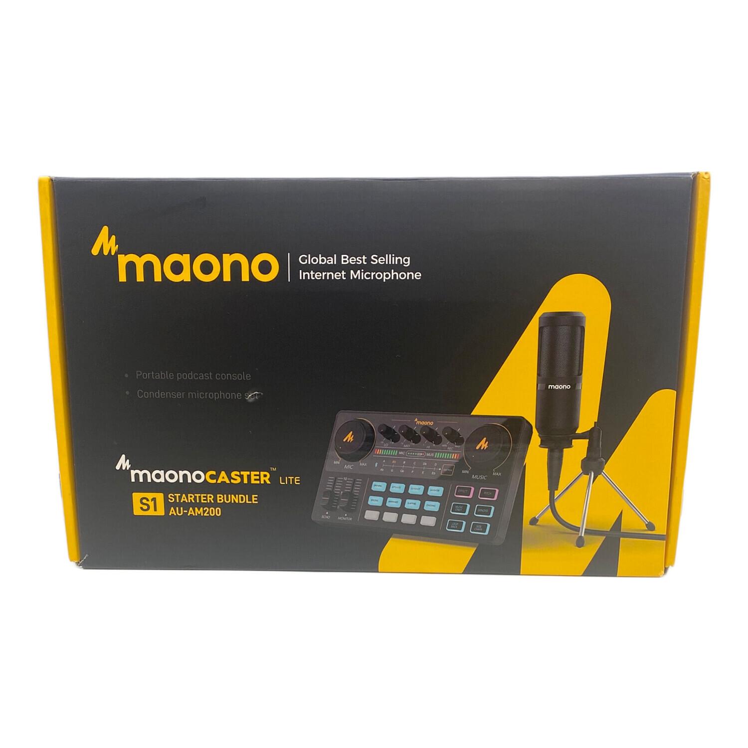 maonoオーディオミキサーマイクセット 使用少なめ。AU-AM200 【公式通販】