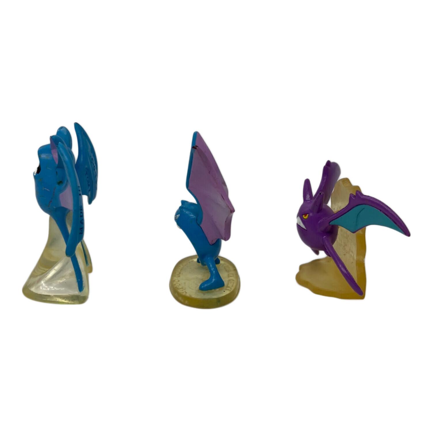 立体ポケモン図鑑、ズバット進化セット ポケモン モンコレ ズバット