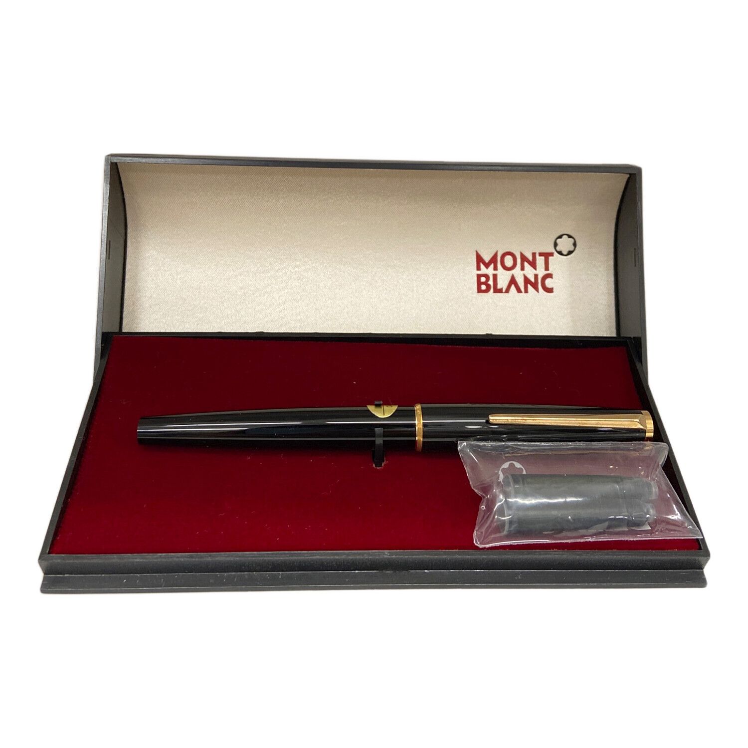 MONTBLANC (モンブラン) 万年筆 ブラック×ゴールド 585刻印