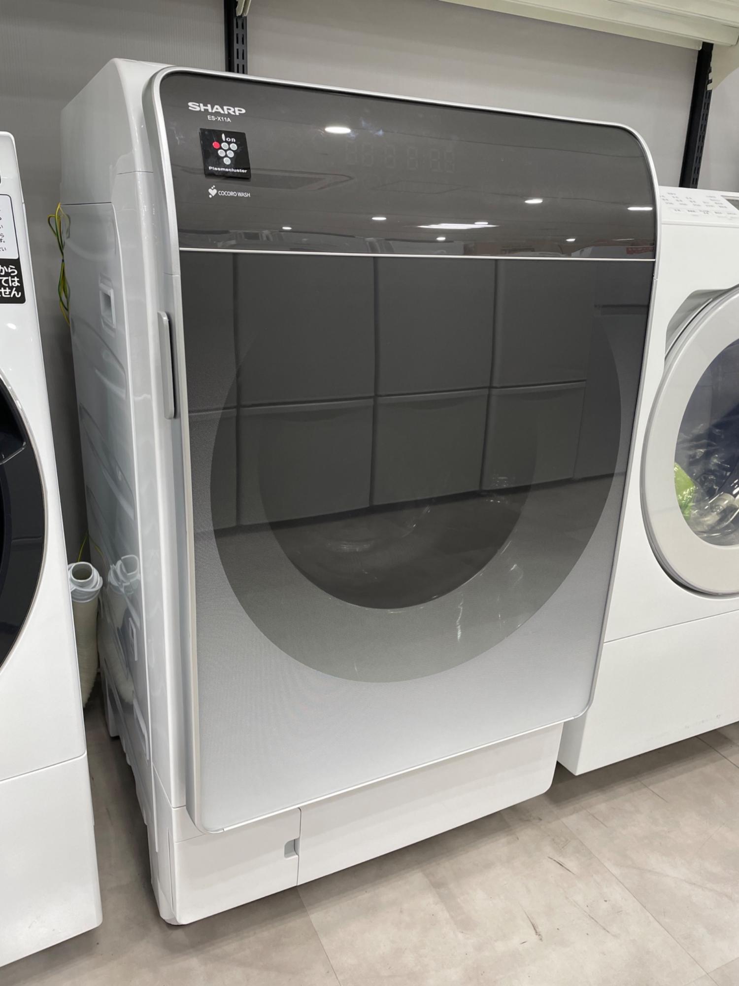 ☆ジモティ割あり☆ SHARP ドラム式洗濯機 7/3.5kg 21年製 動作確認