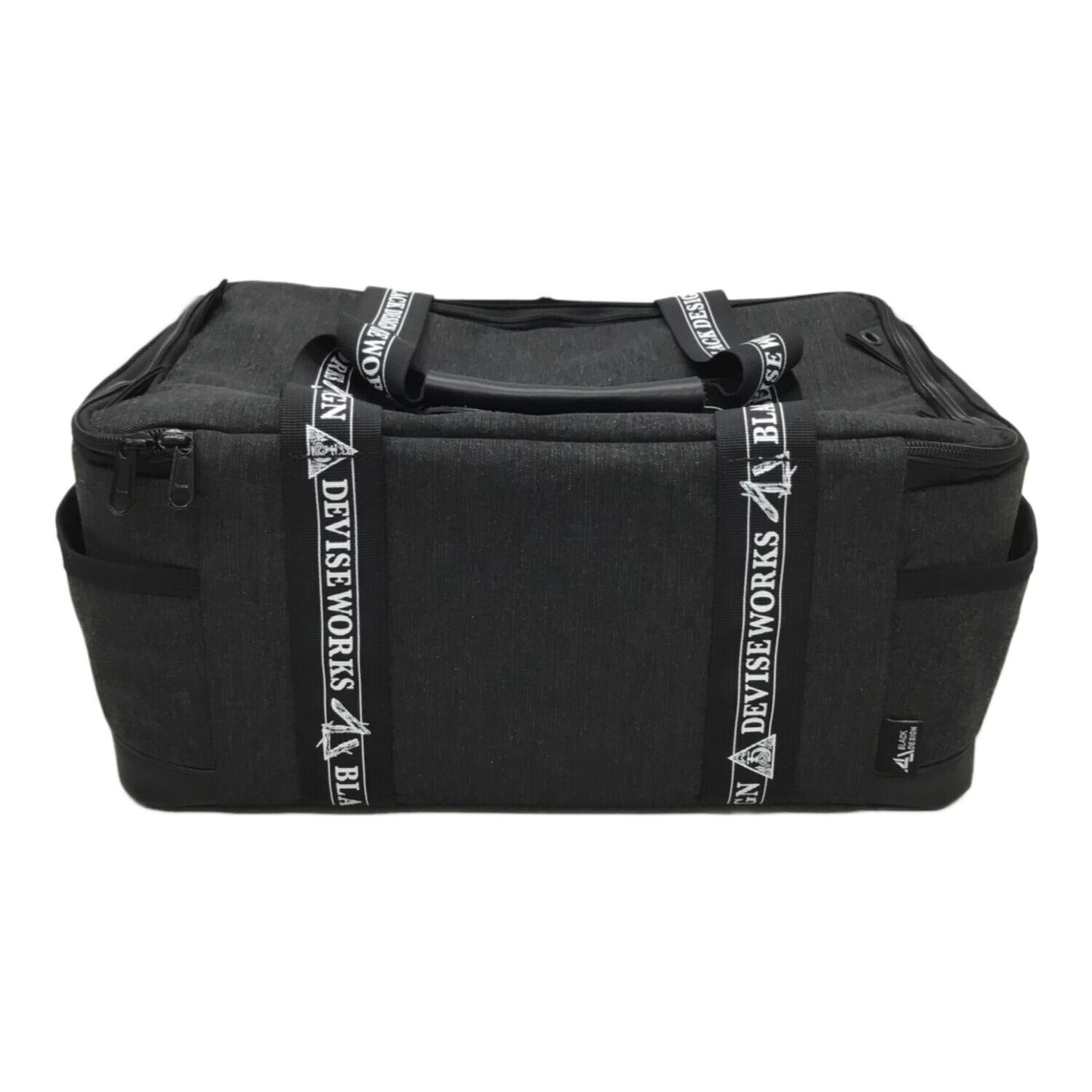 ブラックデザイン アイアンプレート&ストレージバッグ セット OWL