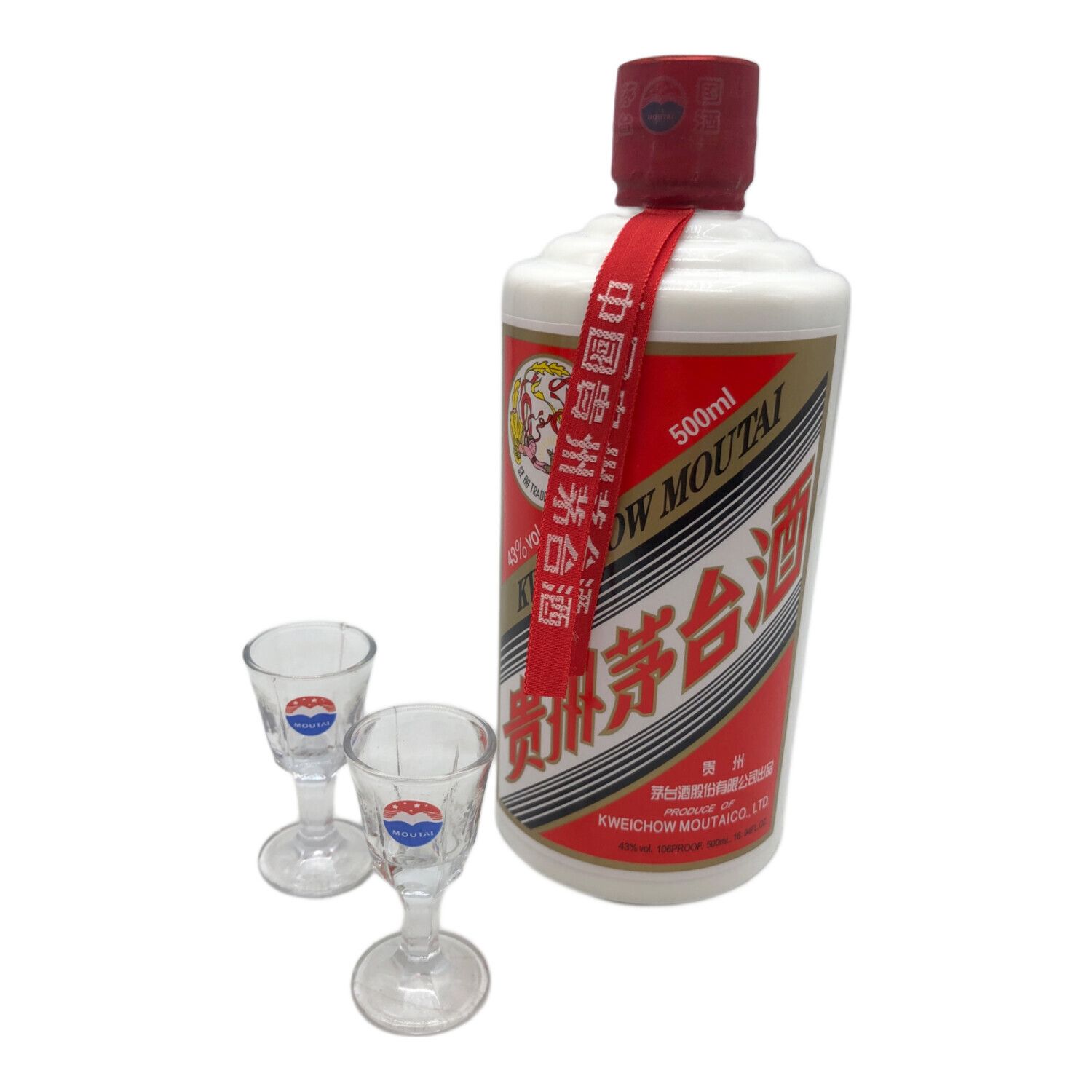 マオタイ Kweichow Moutai 500ml ショットグラス付き 貴州茅台酒