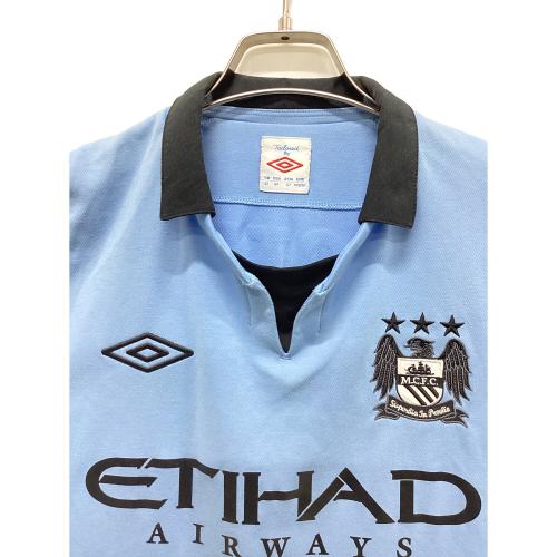 マンチェスターシティー サッカーユニフォーム メンズ SIZE 42 ブルー