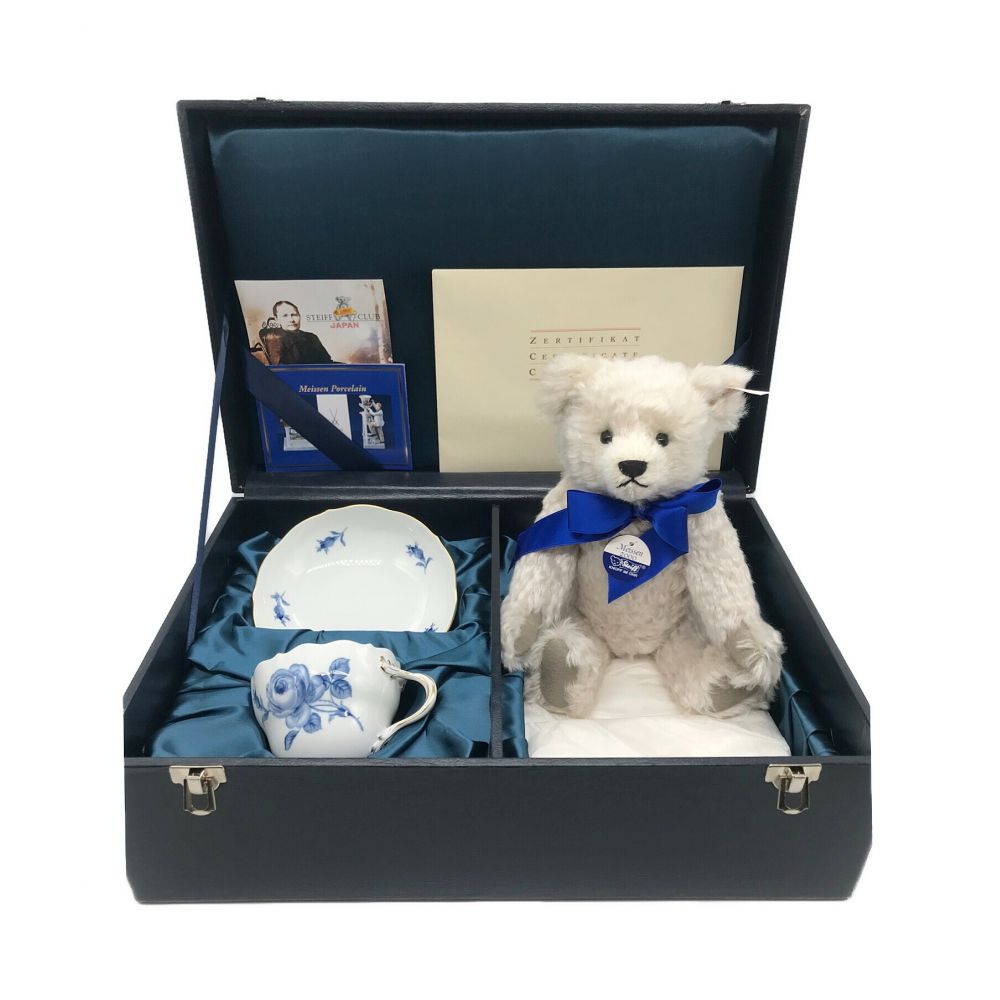 シュタイフ 日本限定 マイセン・テディ2000 シュタイフ 日本限定