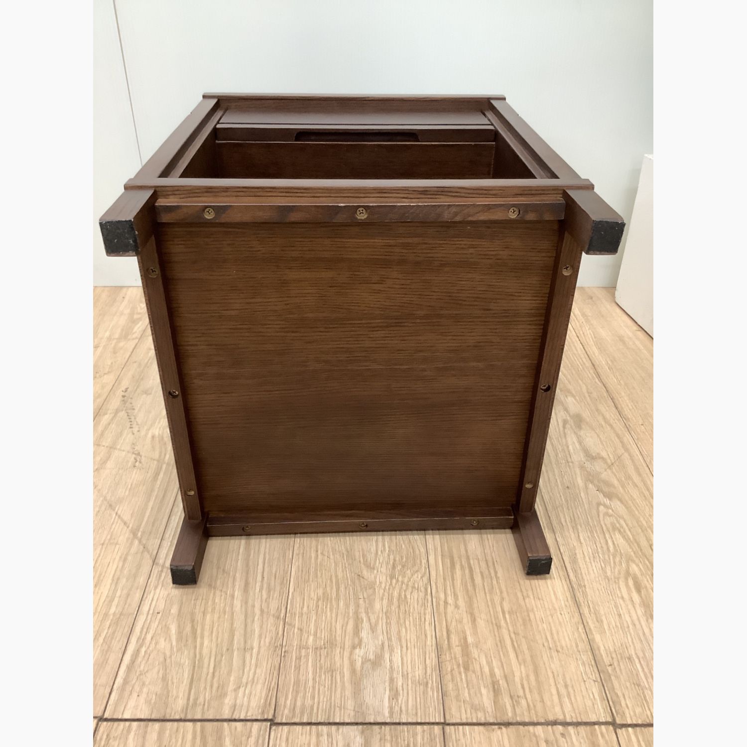 a.flat (エーフラット) サイドテーブル ダークブラウン アッシュ突板