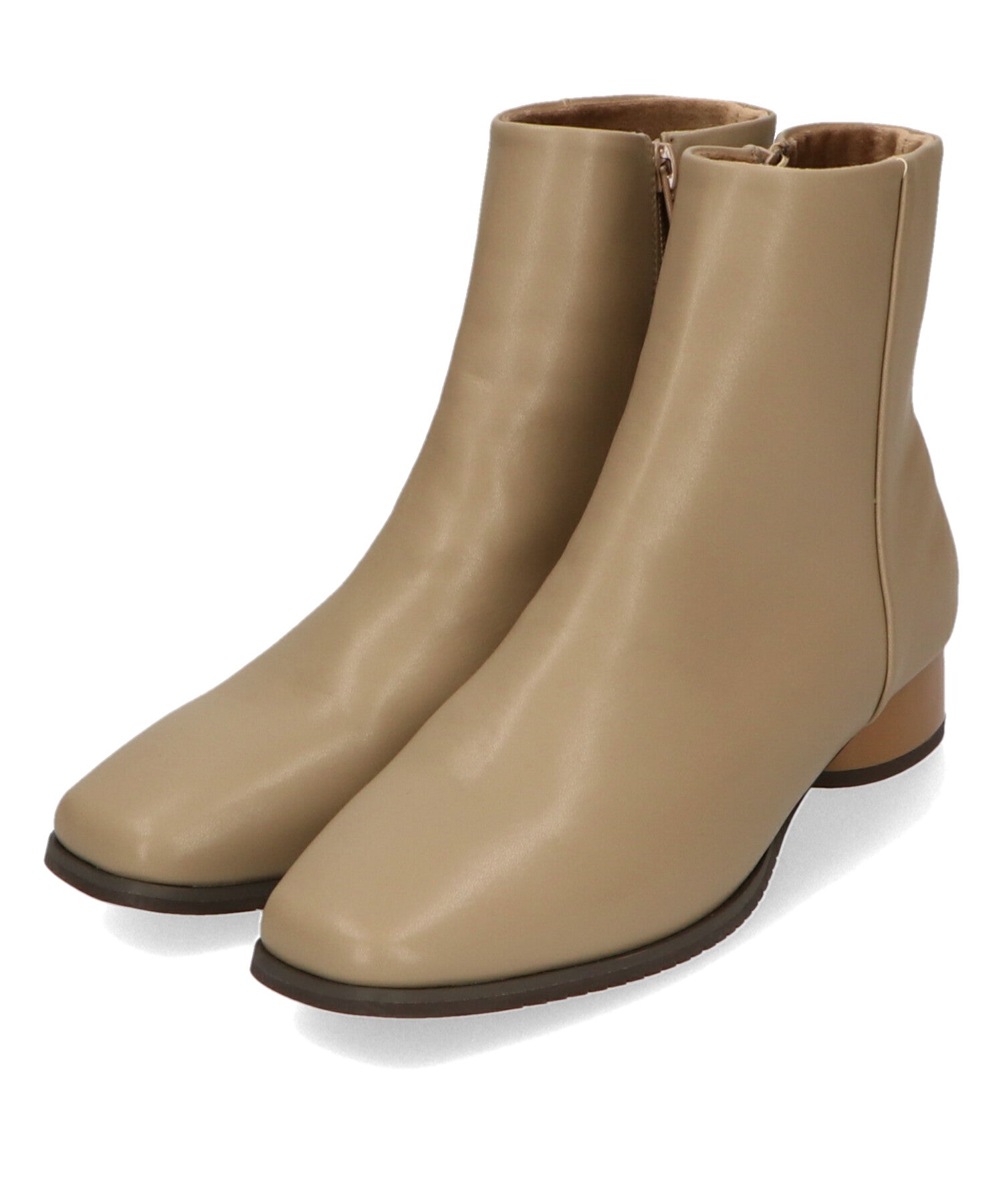 未使用 ペッカリー 1枚革 ドイツ製 サイズ9 ベージュ色 ライニング無