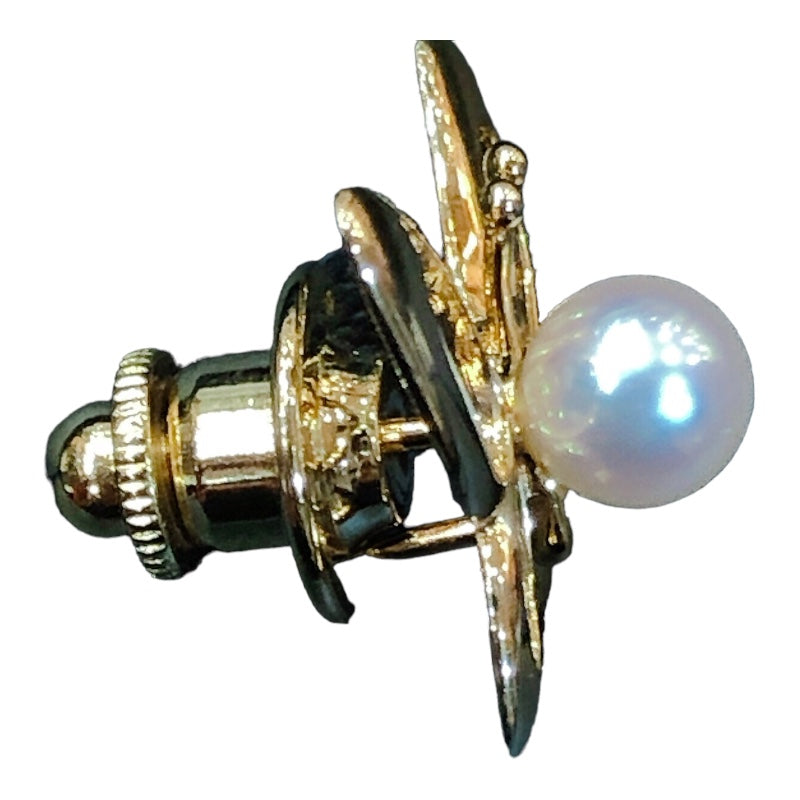 ミキモト 安全ピンモチーフ ブローチ K18 ミキモト安全ピンモチーフ