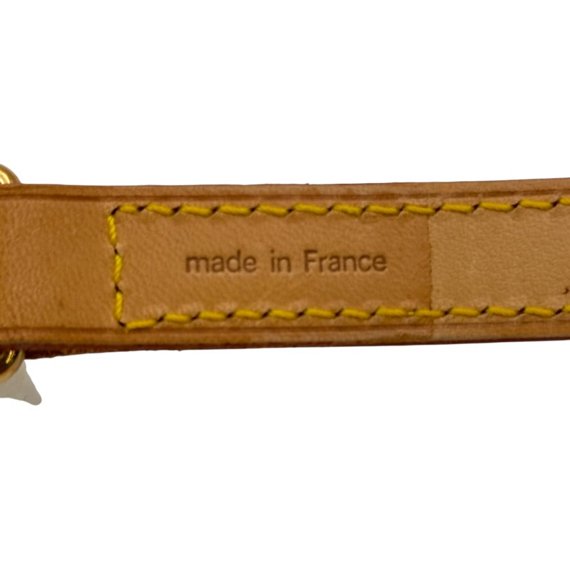 ルイ・ヴィトン LOUIS VUITTON ショルダーストラップ ベージュ レザー