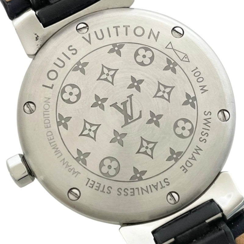 ルイ・ヴィトン LOUIS VUITTON タンブール ダミエ アズール 日本限定