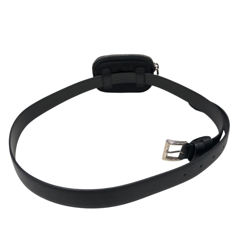 PRADA ブラックベルベットブローチ ブラック ベルベットリボン ヘア