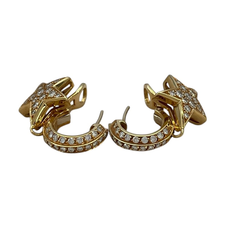 シャネル CHANEL コメットダイヤ ピアス イエローゴールド 750YG