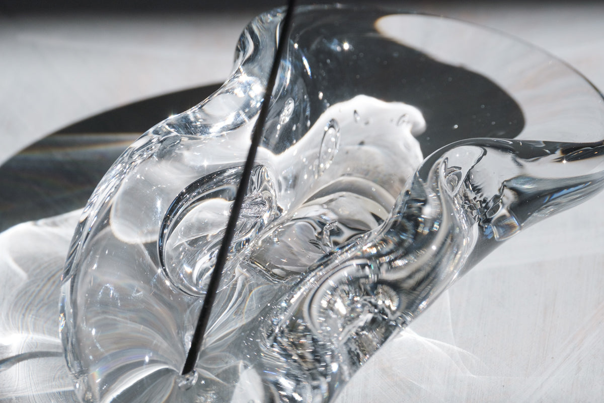 glass tray お香たて- LAN(ラン) glass work | Alp Shop & Studio