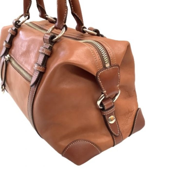 Somes Saddle ソメスサドル レディース ミニボストンバッグ ブラウン
