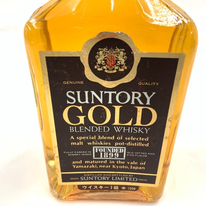 北海道内限定発送】 SUNTORY サントリー GOLD BLENDED WHISKY ブレン