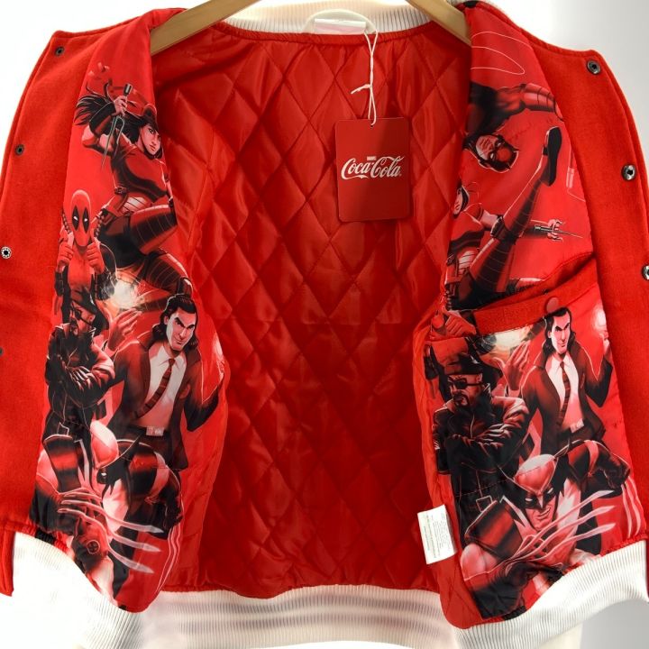 非売品コカ・コーラマーベルコラボXXLスタジャンデッドプール