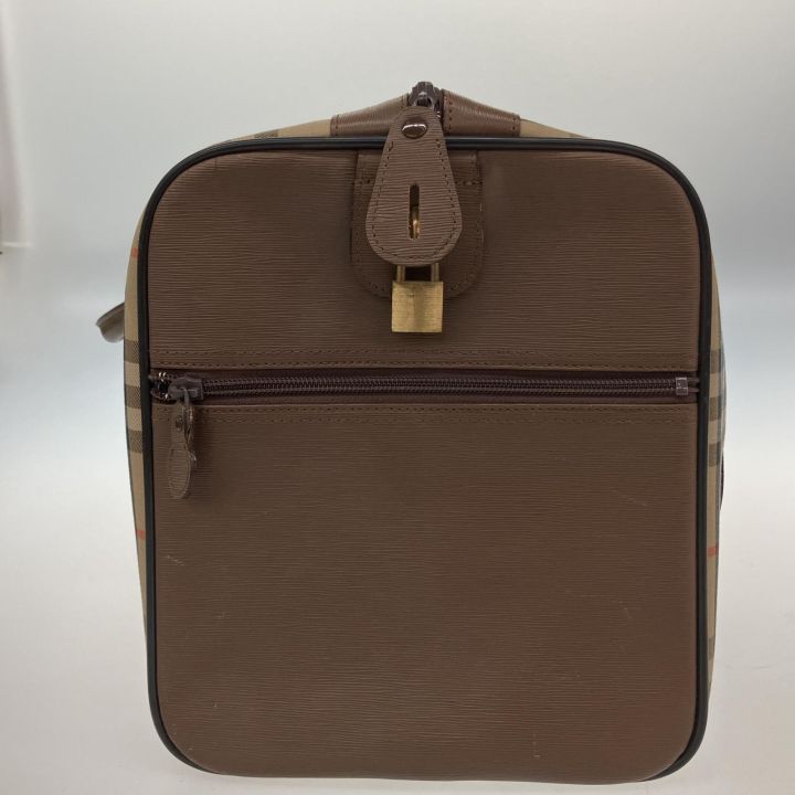 Burberrys バーバリーズ ノバチェック シャドーホース ボストンバッグ