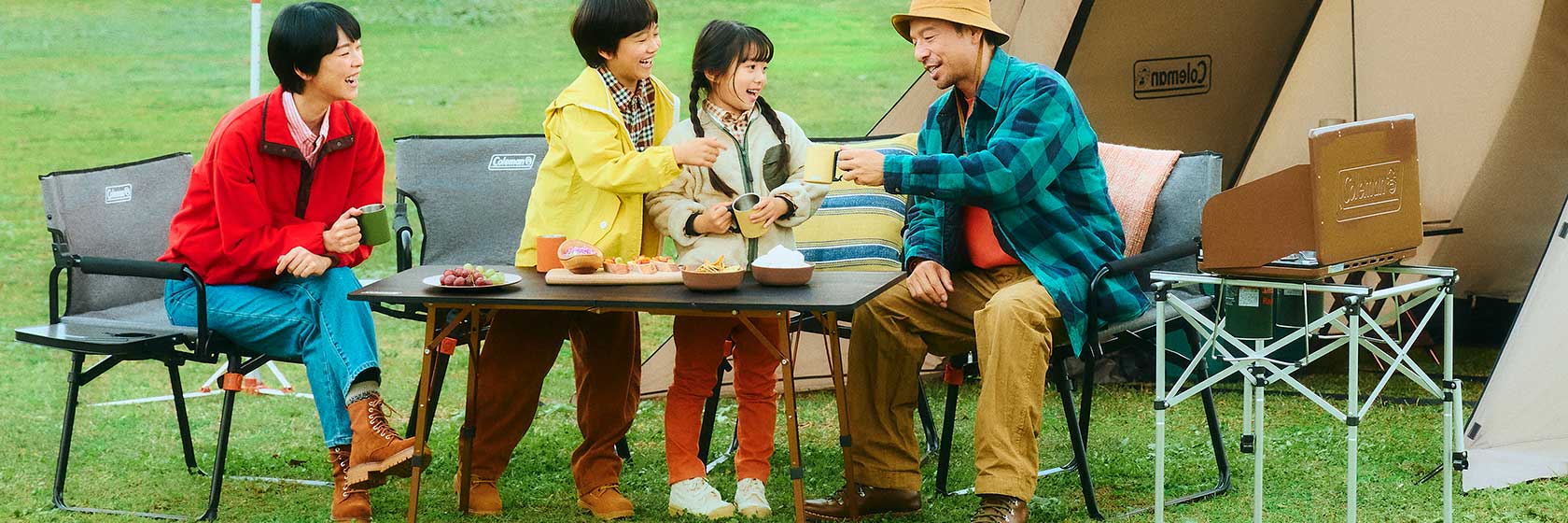 希少モデル】Coleman / ナチュラルウッドカウンターテーブルクラシック