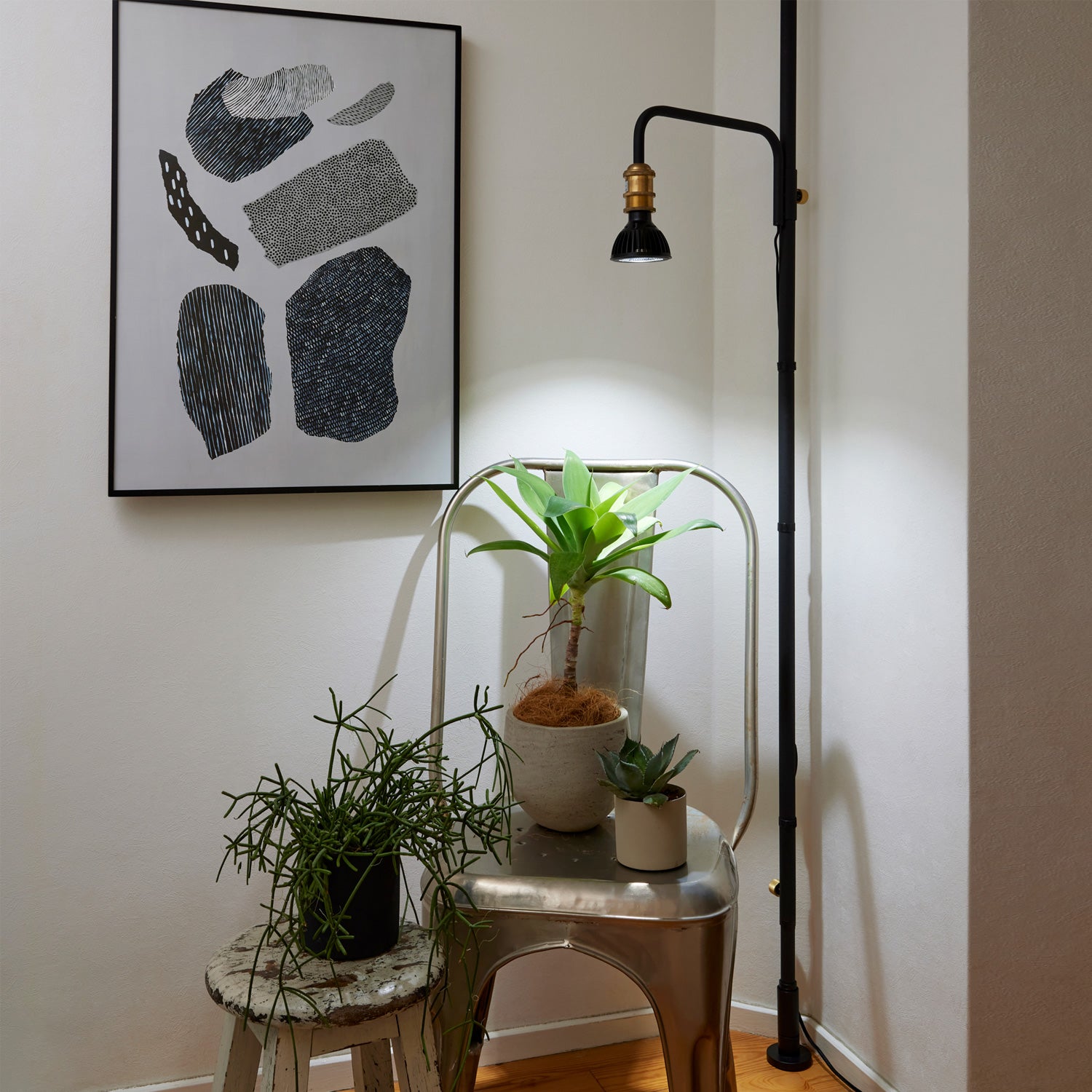 Light Stand SET Black SET-RodC-LampSG-BK｜平安伸銅工業オンライン