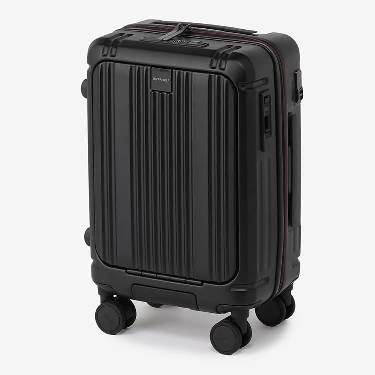 バーマス]JALオリジナル ワンタッチフロントオープン ビジネスキャリー