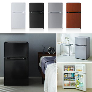 冷蔵庫 87L 2ドア PRC-B092D-W