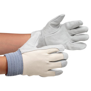 革手袋 MT－104 甲メリヤス付 国産品 12双 | 【ミドリ安全