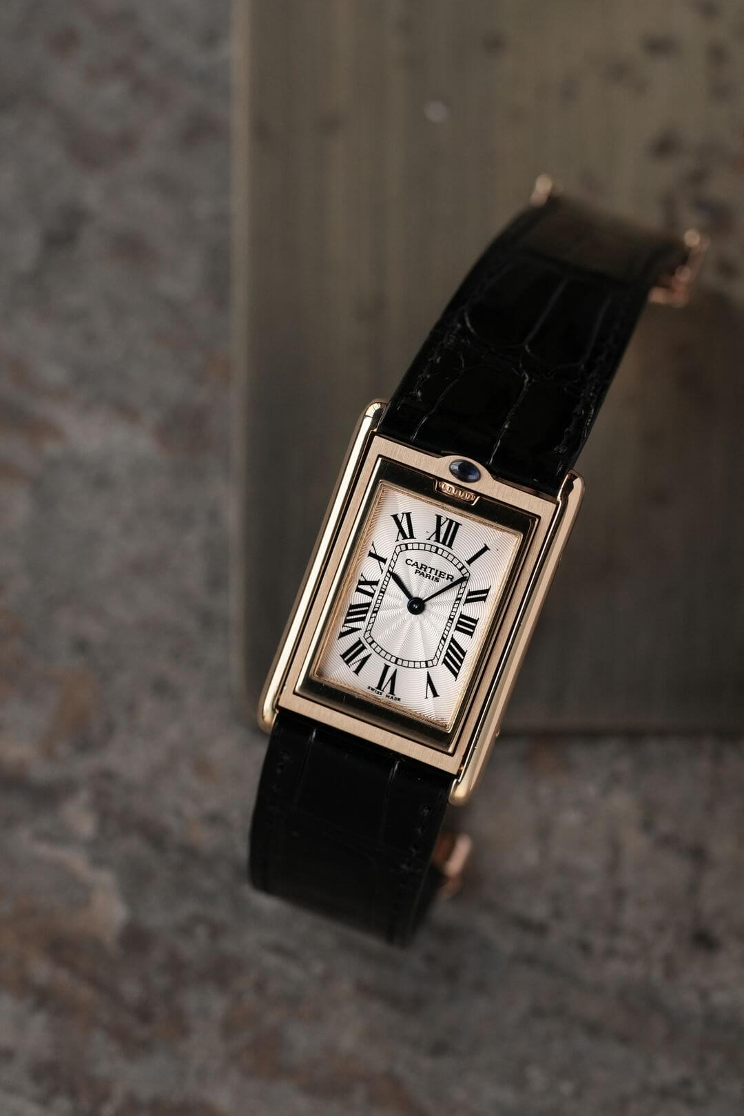 カルティエ/タンクバスキュラントLM/CARTIER PARIS/ギョーシェホワイト