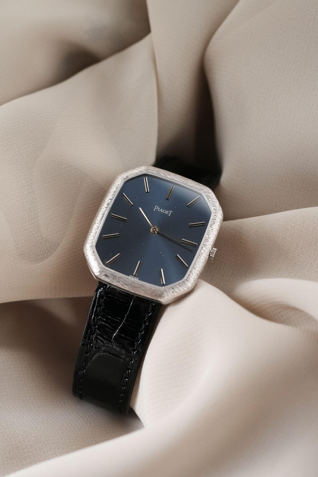ピアジェ/バークオクタゴンケース/ブルーダイヤル/Piaget/Bark