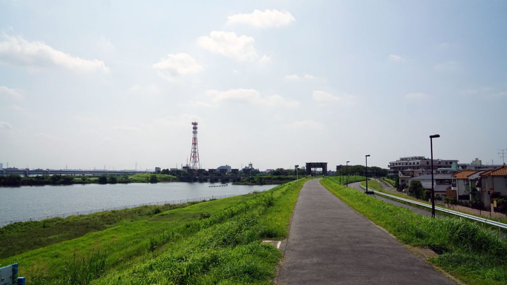 旧江戸川の歴史と風景 江戸川水門と常夜灯 - 江戸川フォトライブラリー