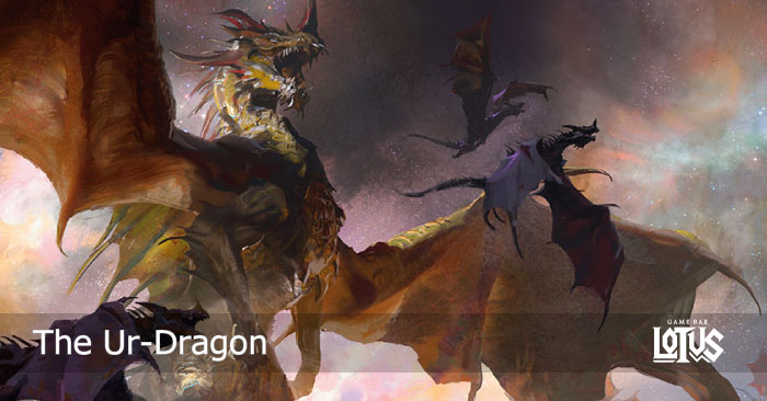 MTG Secret MTG 始祖ドラゴン Lair 始祖ドラゴン⁄Ur-Dragon プレイ