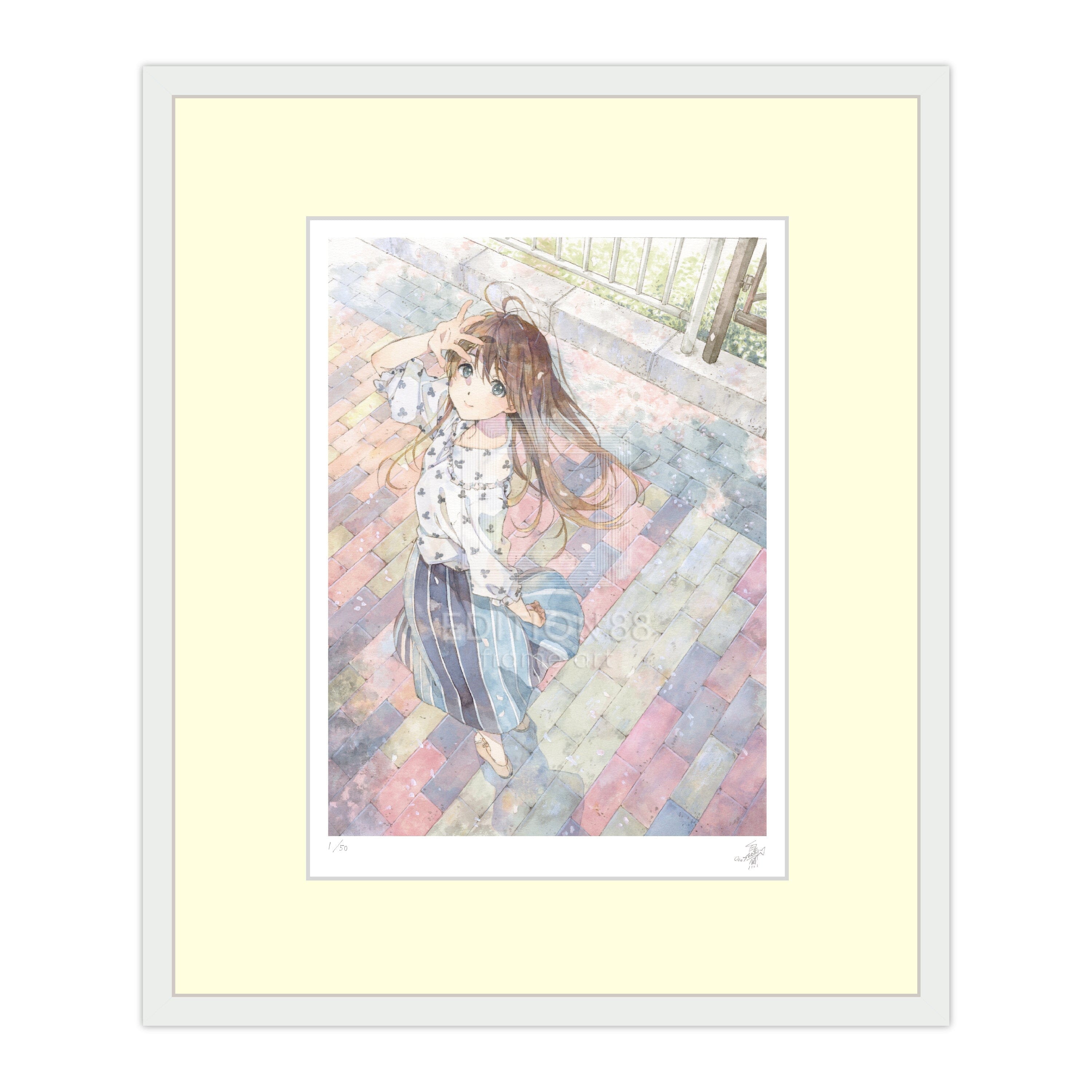 中田春彌 Levius 原画展 直筆サイン入り描き下ろしアートグラフ 中田春彌