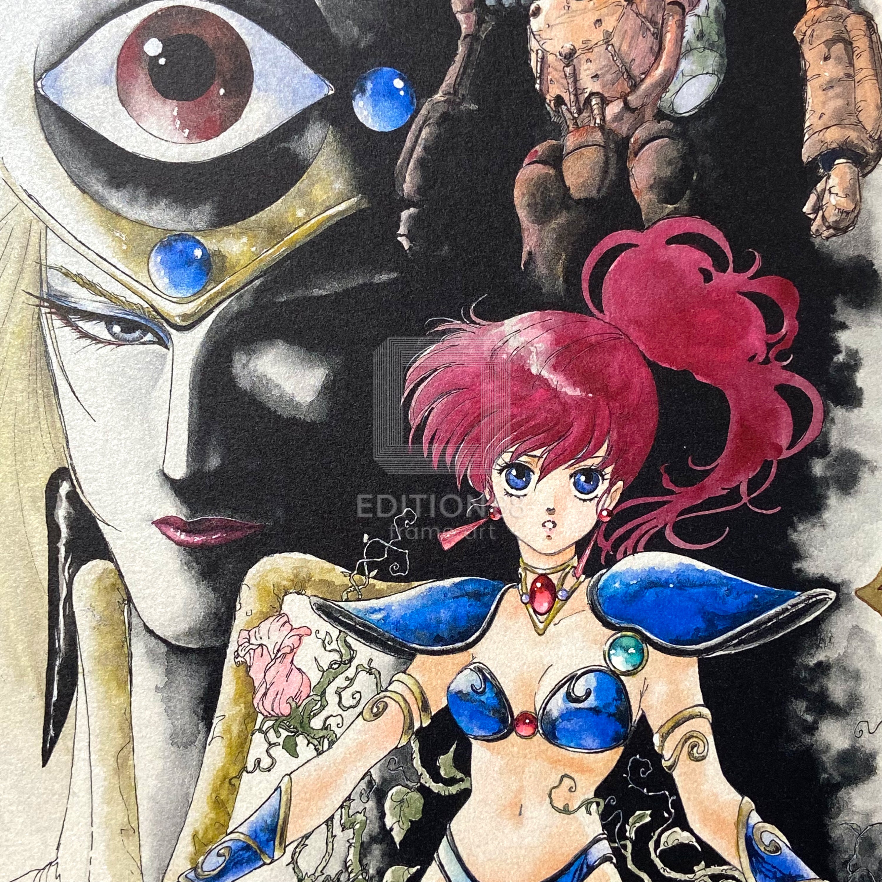 幻夢戦記レダ」88グラフ3 プラチナ版/いのまたむつみ（箔押しサイン入り）