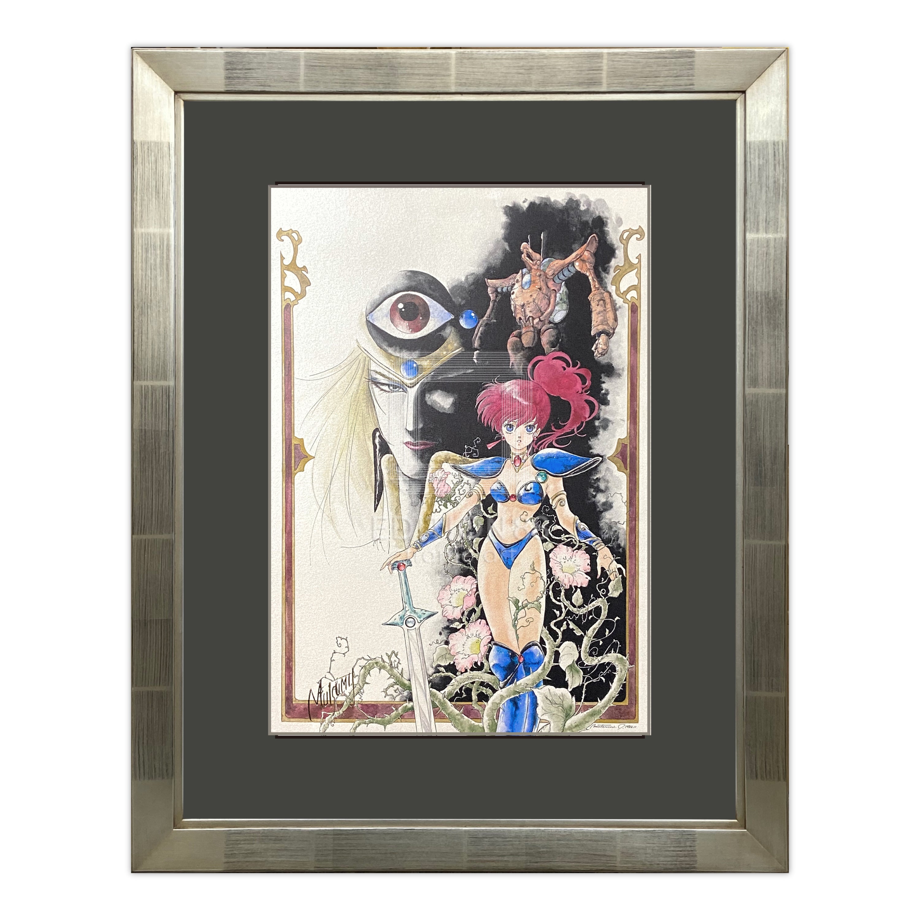 幻夢戦記レダ」88グラフ3 プラチナ版/いのまたむつみ（箔押しサイン入り）