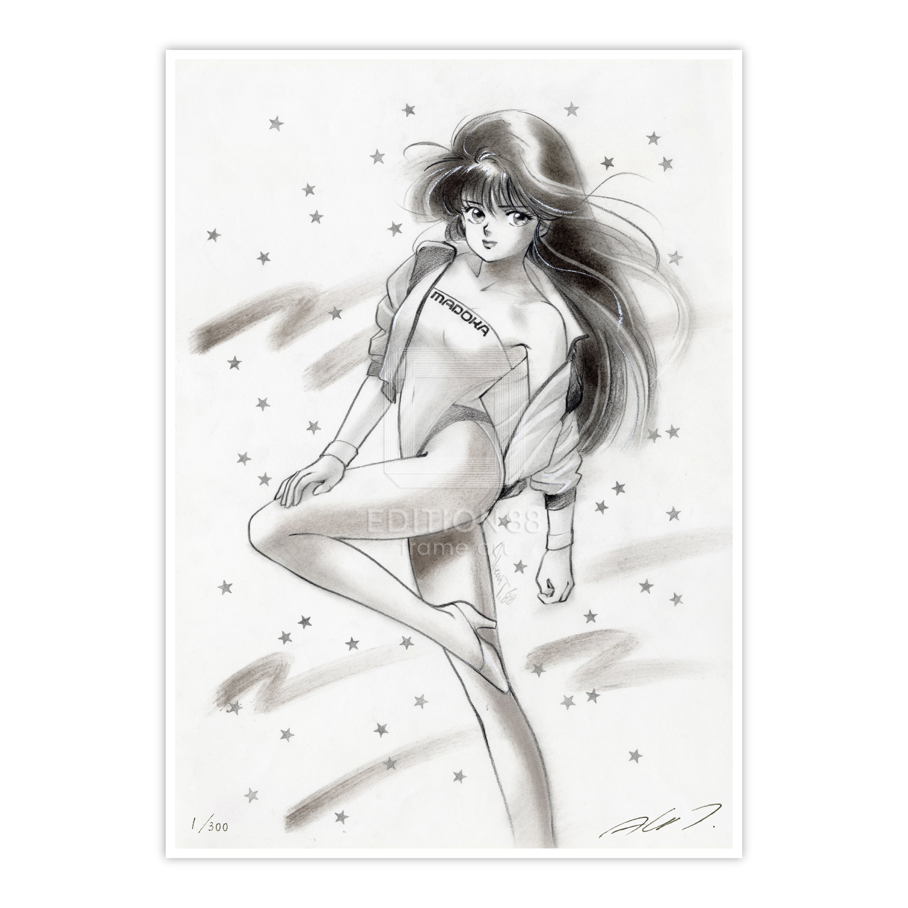 ロバート・ハインデル「Portrait of K」シルクスクリーン 直筆サイン有