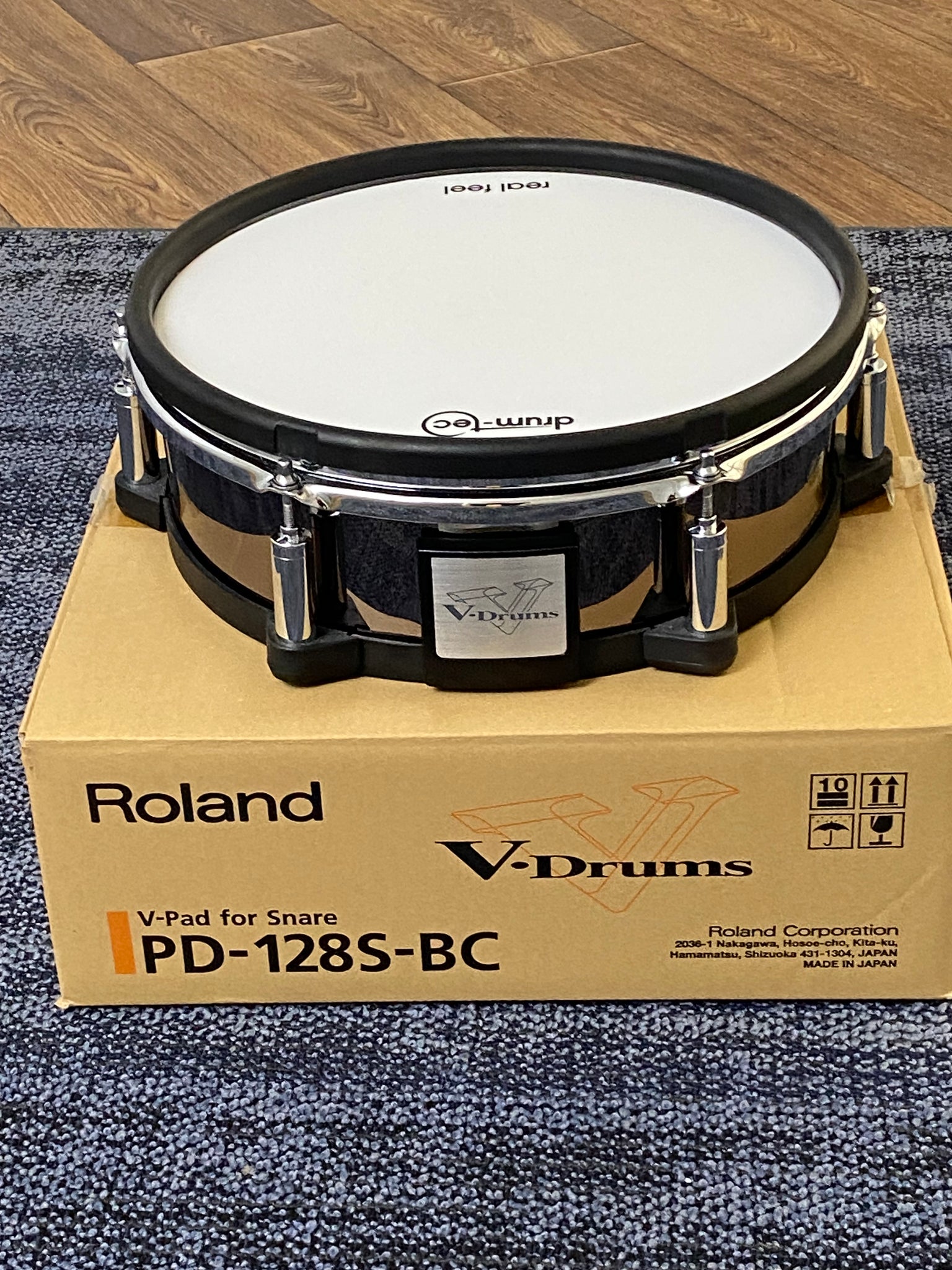 美品 Roland PD-128S BC スネアスタンド スネアアップグレードセット