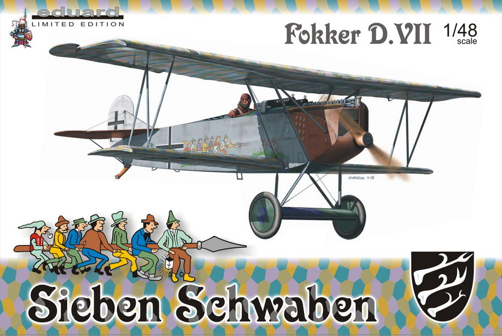 Fokker D.VII (O.A.W.) - Sieben Schwaben 1/48 - エデュアルドeショップ