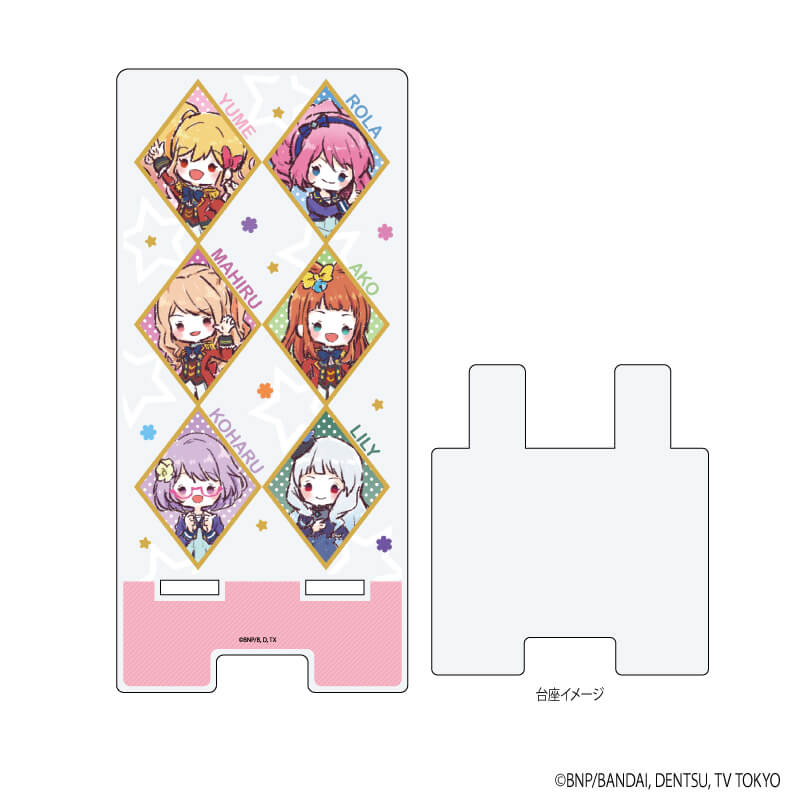 アイカツスターズ！ クッション 4個 ゆめ、ローラ、まひる、あこ