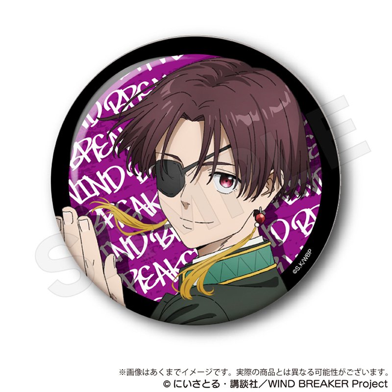 WIND BREAKER 蘇枋隼飛 バースデー 缶バッジ WINDBREAKER 蘇枋隼飛