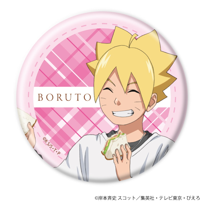 NARUTO BORUTO サイ 缶バッジ セガ プライズ NARUTO BORUTO サイ 缶