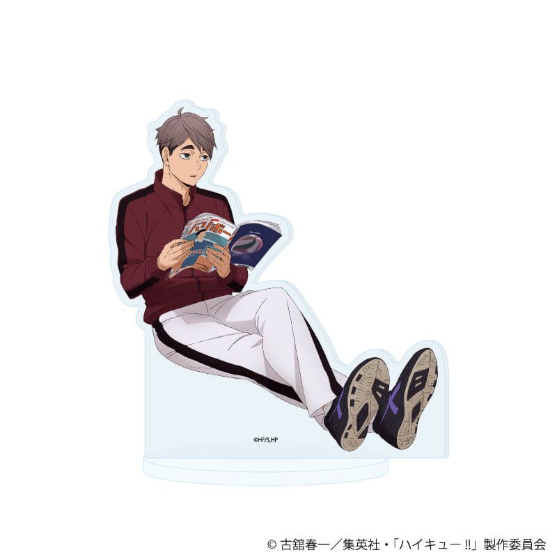 キャラアクリルフィギュア「ハイキュー!!」17/宮侑 リラックスver