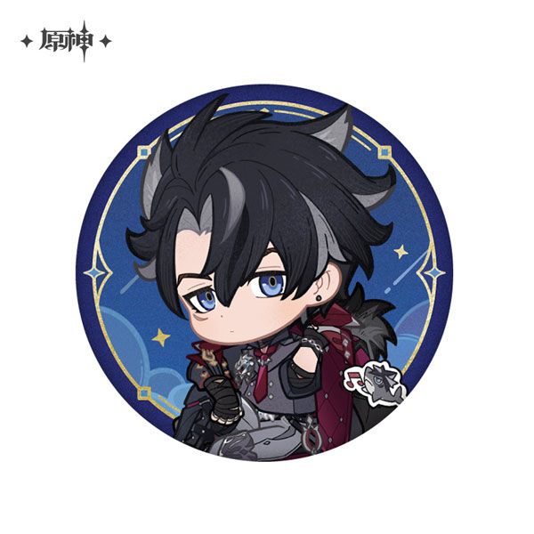 原神 リオセスリ 缶バッジ 原神 星々からの手紙シリーズ キャラ缶