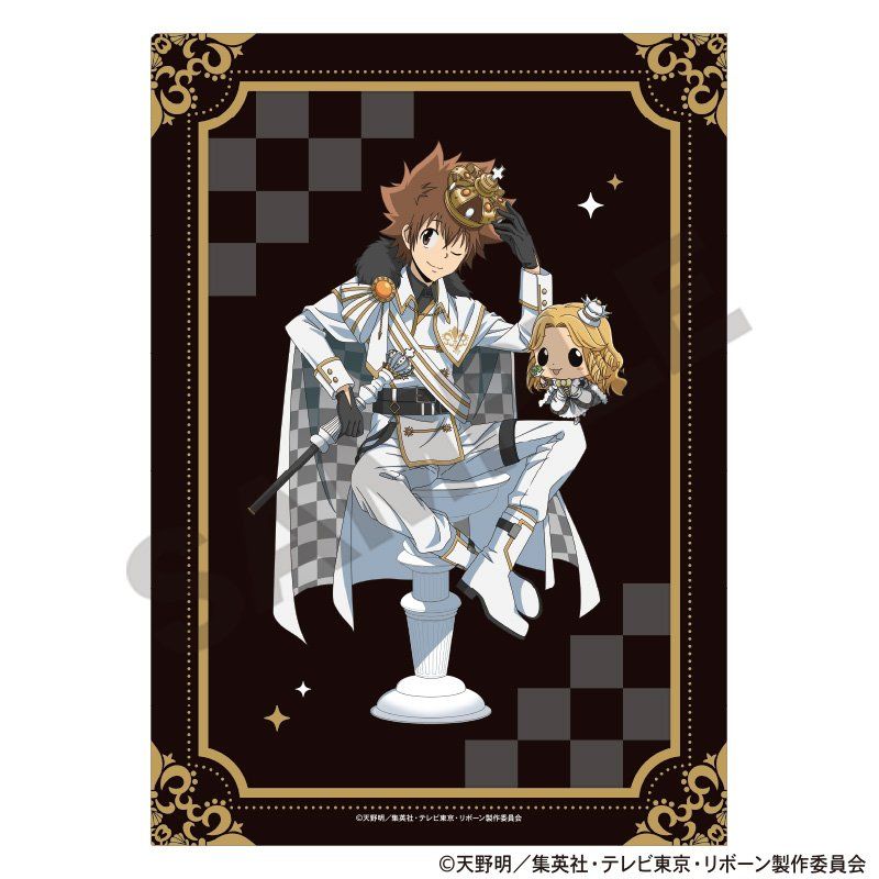 家庭教師ヒットマンREBORN! 沢田綱吉 ツナ クリアポスター 原作絵 家庭